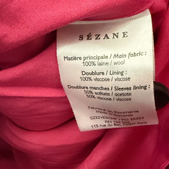 Sezane Esteban Jacket Solidarity Creation Size 38 - Picture 9 of 15